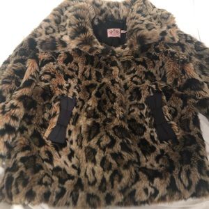 Juicy Couture Faux Fur Kid Coat